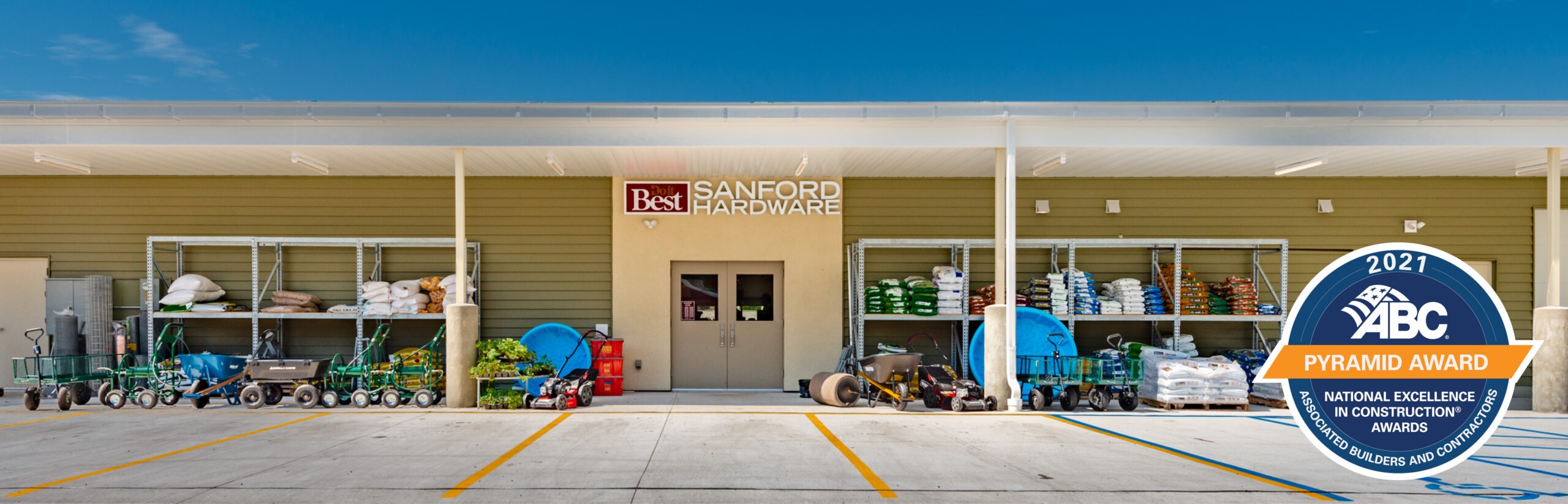 Sanford Hardware was recognized as an Associated Builders and Contractors 