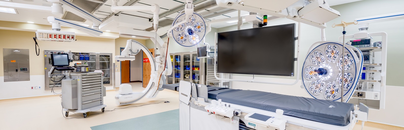 A detailed view of the Hybrid Operating Room on MyMichigan Health's Medical Center — Midland campus.