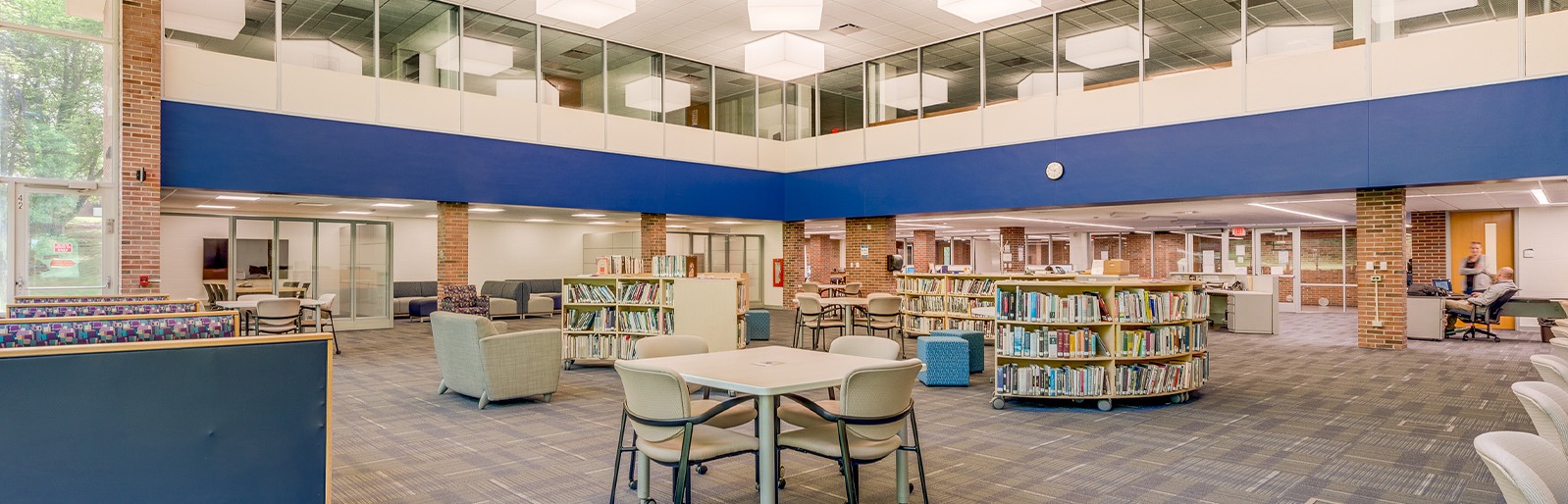 Mid Michigan College's Library at its Harrison Campus in Harrison, Michigan